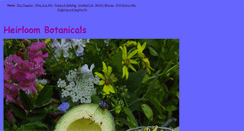 Desktop Screenshot of heirloombotanicals.com